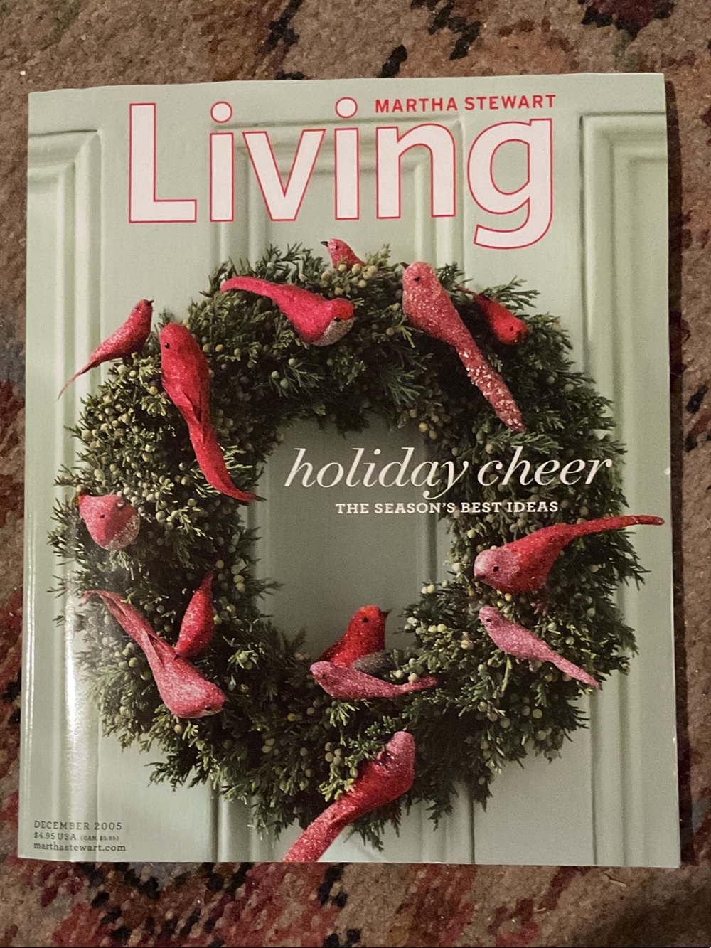 Martha Stewart Living holiday cheer The Season’s Best Ideas December 2005 magazi